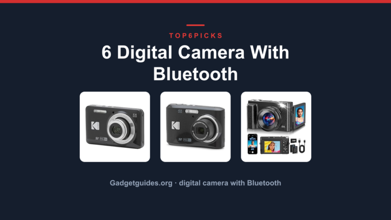 6 Digital Camera With Bluetooth