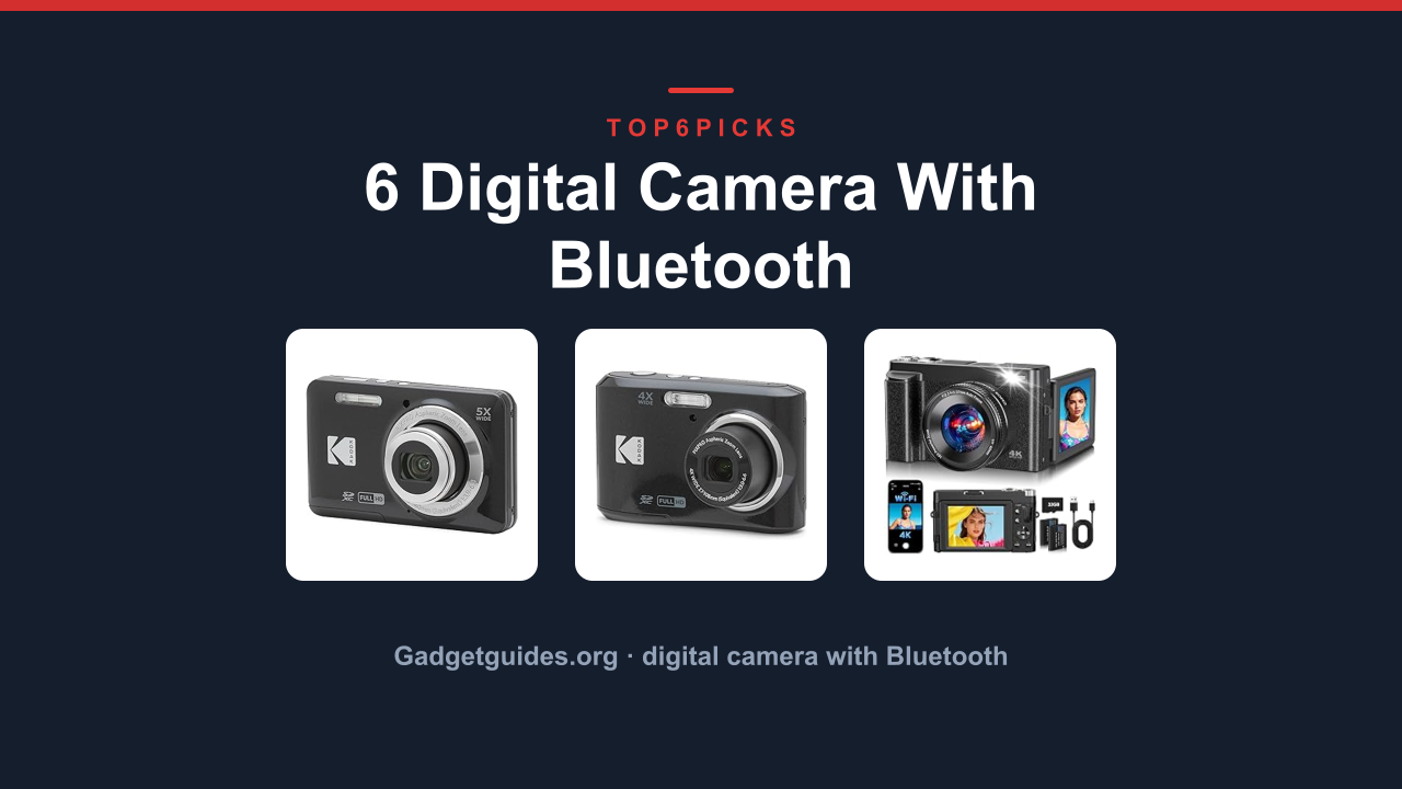 6 Digital Camera With Bluetooth
