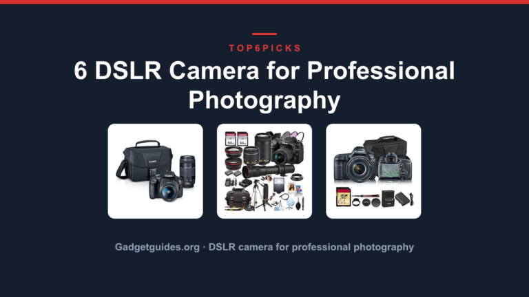 6 DSLR Camera for Professional Photography