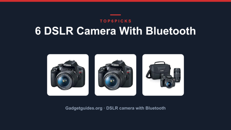 6 DSLR Camera With Bluetooth