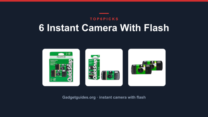 6 Instant Camera With Flash