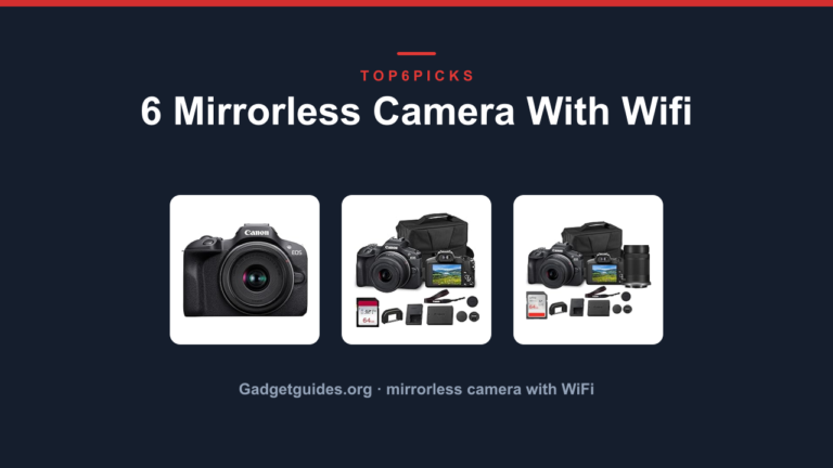6 Mirrorless Camera With Wifi