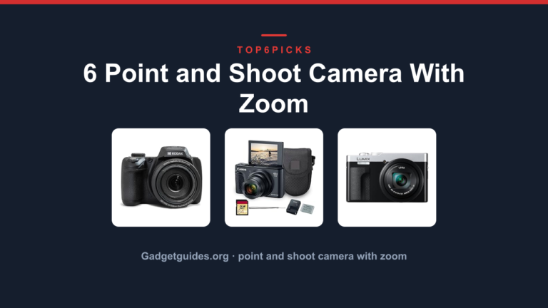 6 Point and Shoot Camera With Zoom