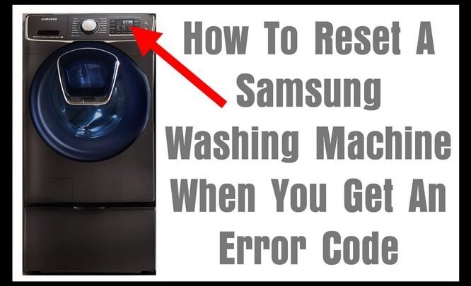 Samsung Washing Machine Error Codes: Quick Fix Guide