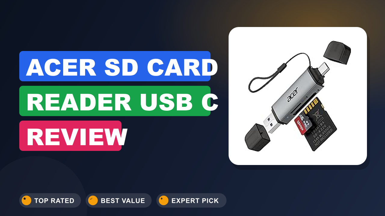 acer SD Card Reader USB C Review