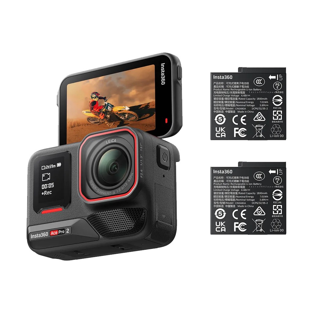 action camera battery level