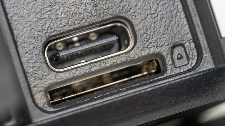 action camera charging port troubleshooting