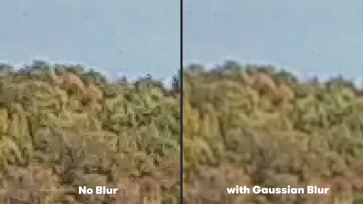 action camera footage sharpness