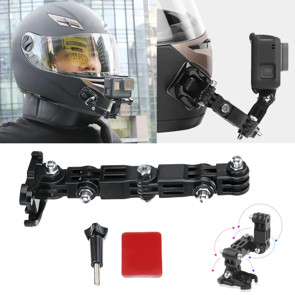 action camera helmet mount