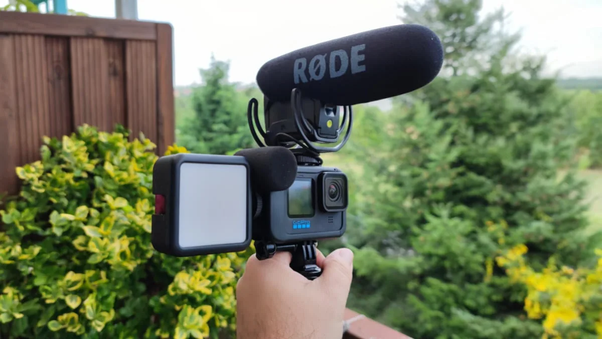 action camera internal microphone location