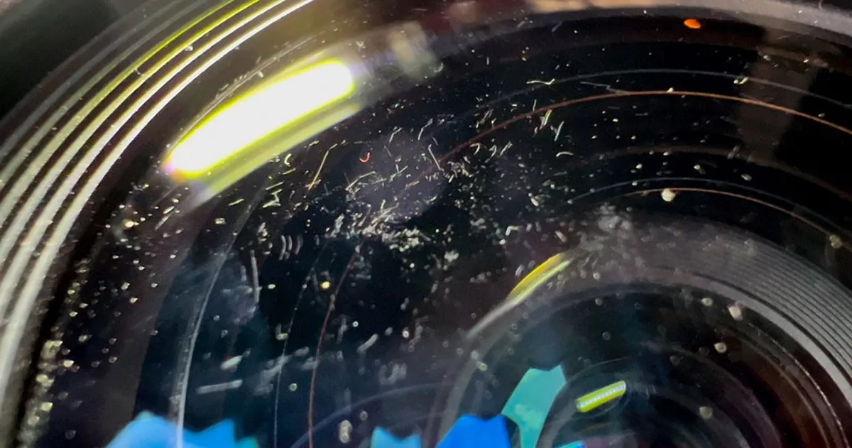 action camera lens scratch