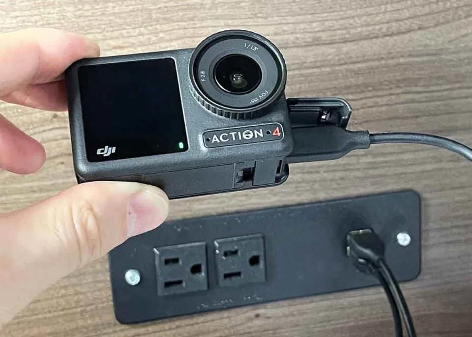 action camera not charging troubleshooting