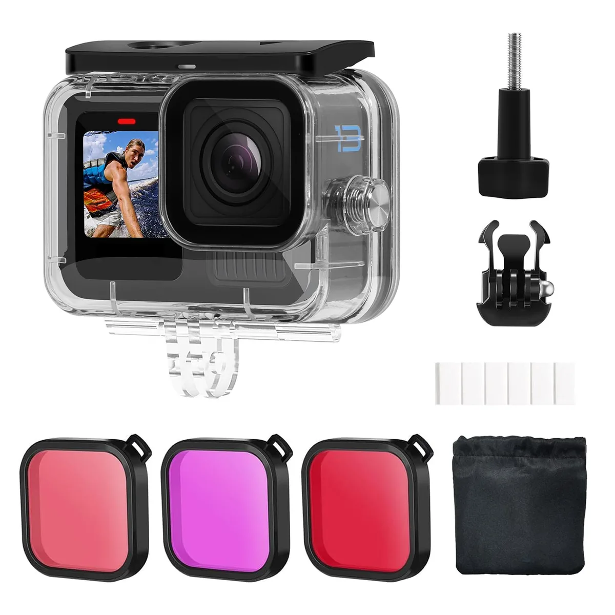 action camera snorkeling gear