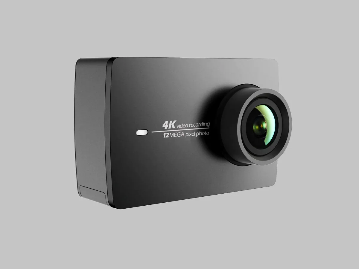 action camera touchscreen menu