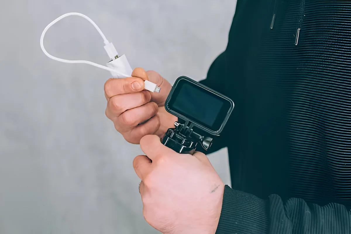 action camera USB connection troubleshooting