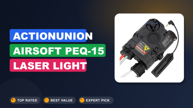 ACTIONUNION Airsoft PEQ-15 Laser Light Combo Review
