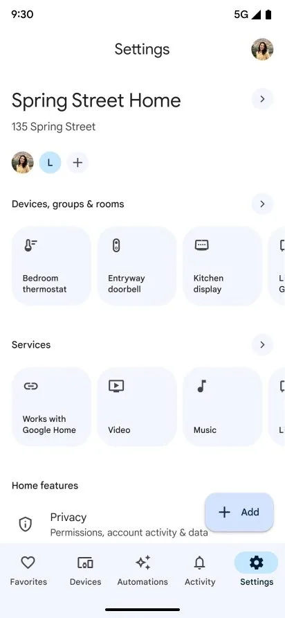 Activity zones