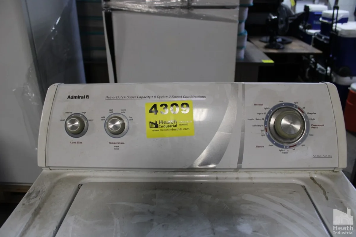 Admiral Washer Troubleshooting