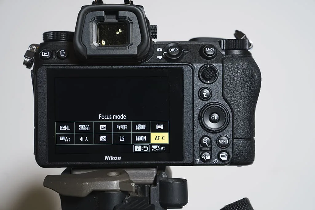AF-mode settings