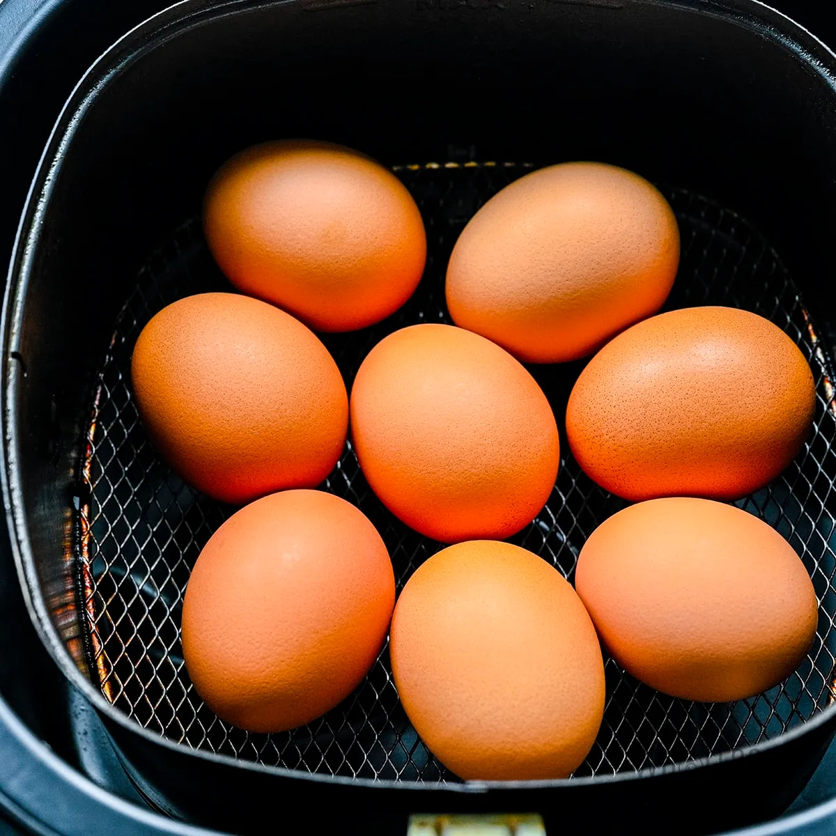 Air fryer hard-boiled eggs