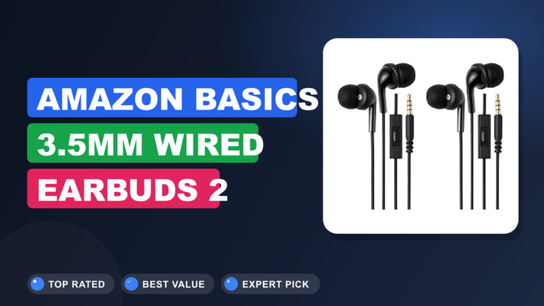 Amazon Basics 3.5mm Wired Earbuds 2 Review