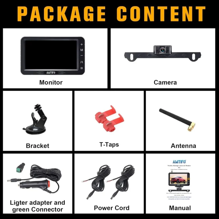 Amtifo Backup Camera Troubleshooting