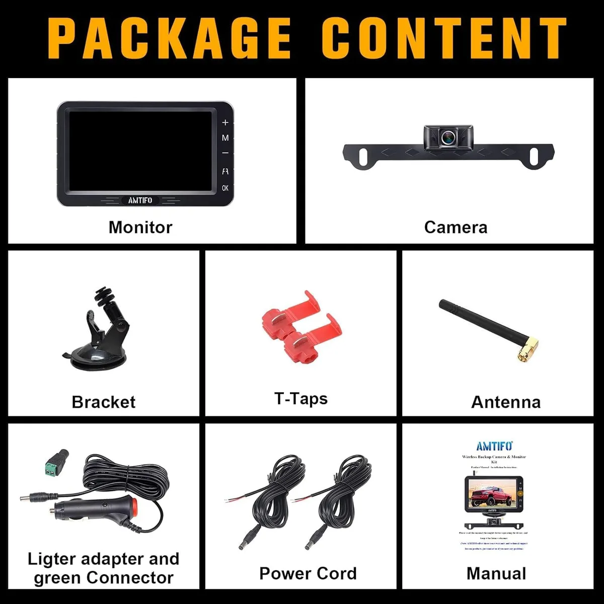 Amtifo Backup Camera Troubleshooting