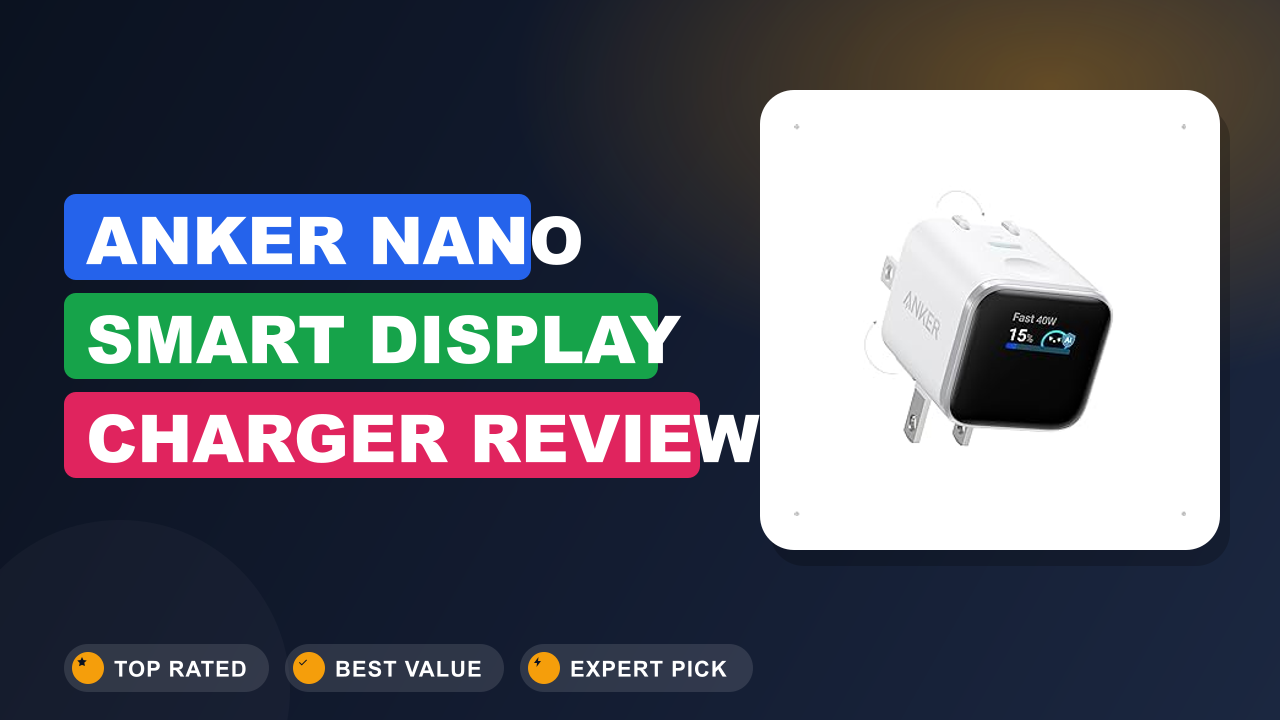 Anker Nano Smart Display Charger Review