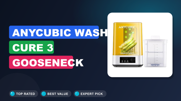 ANYCUBIC Wash Cure 3 Gooseneck Lights Review
