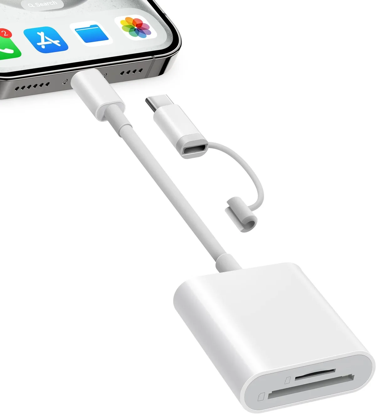 Apple Lightning to SD Card Camera Reader
