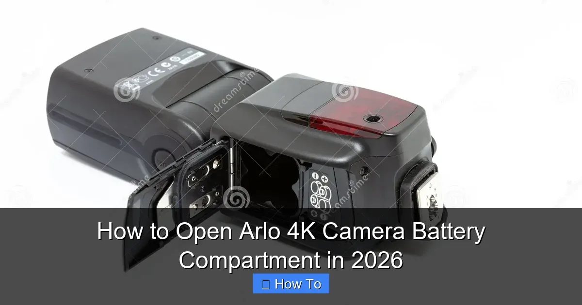 Arlo camera battery removal