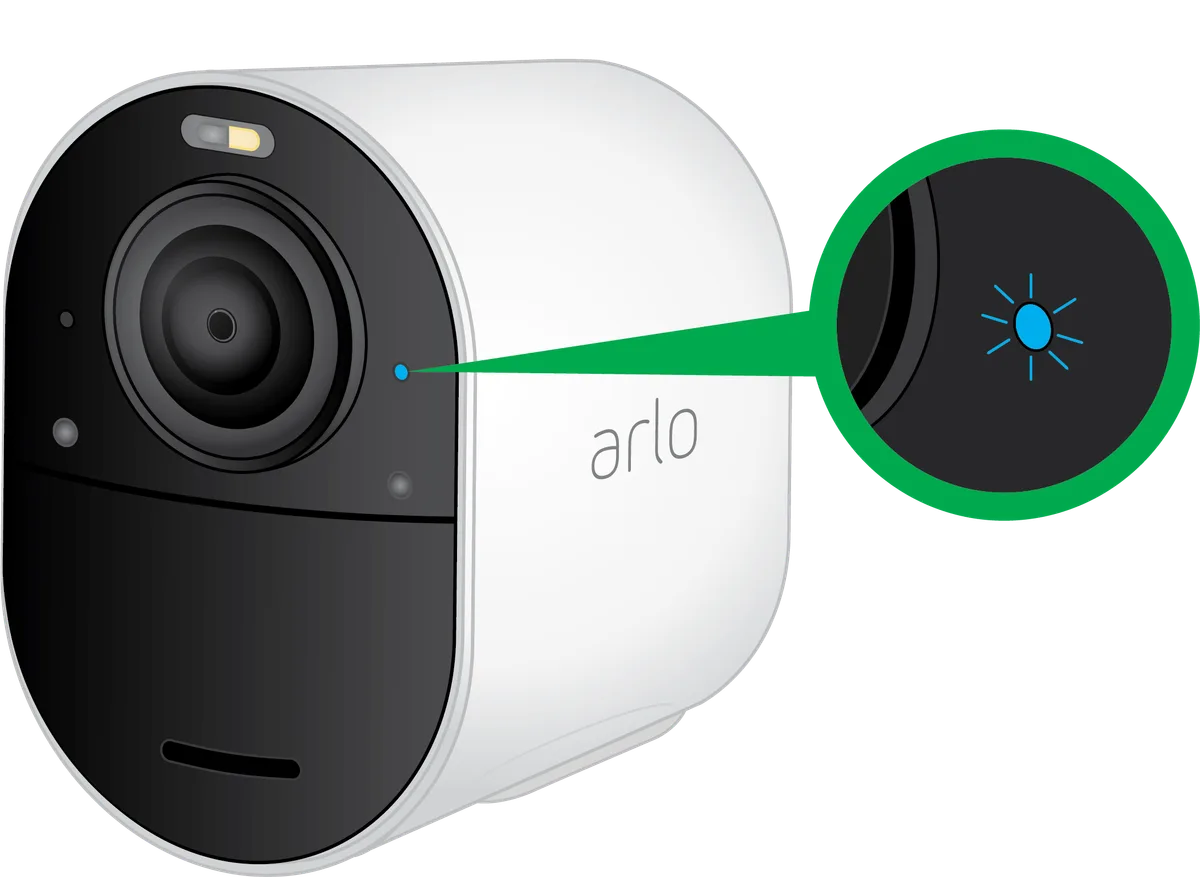 Arlo camera LED colors