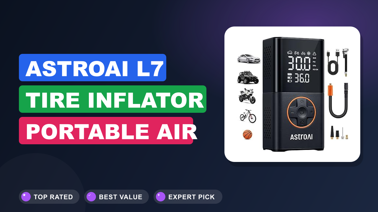 AstroAI L7 Tire Inflator Portable Air Review