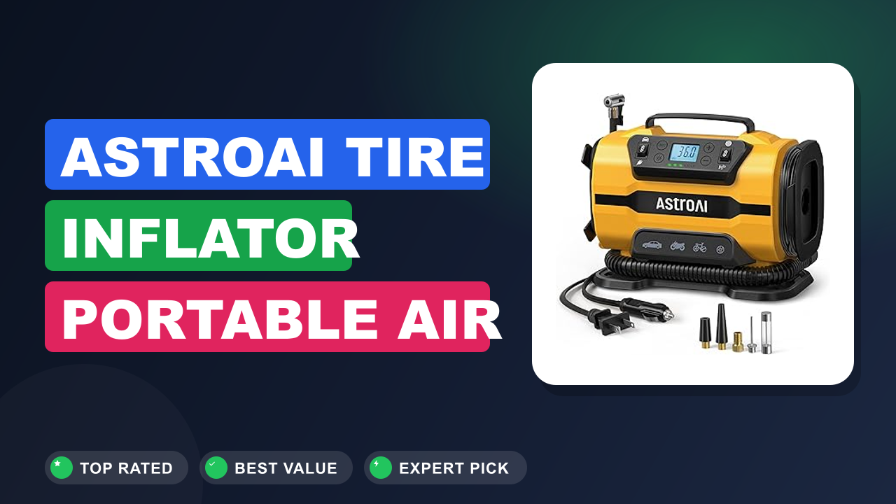 AstroAI Tire Inflator Portable Air Compressor Review
