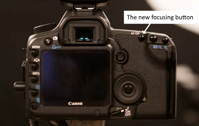autofocus setup DSLR sports