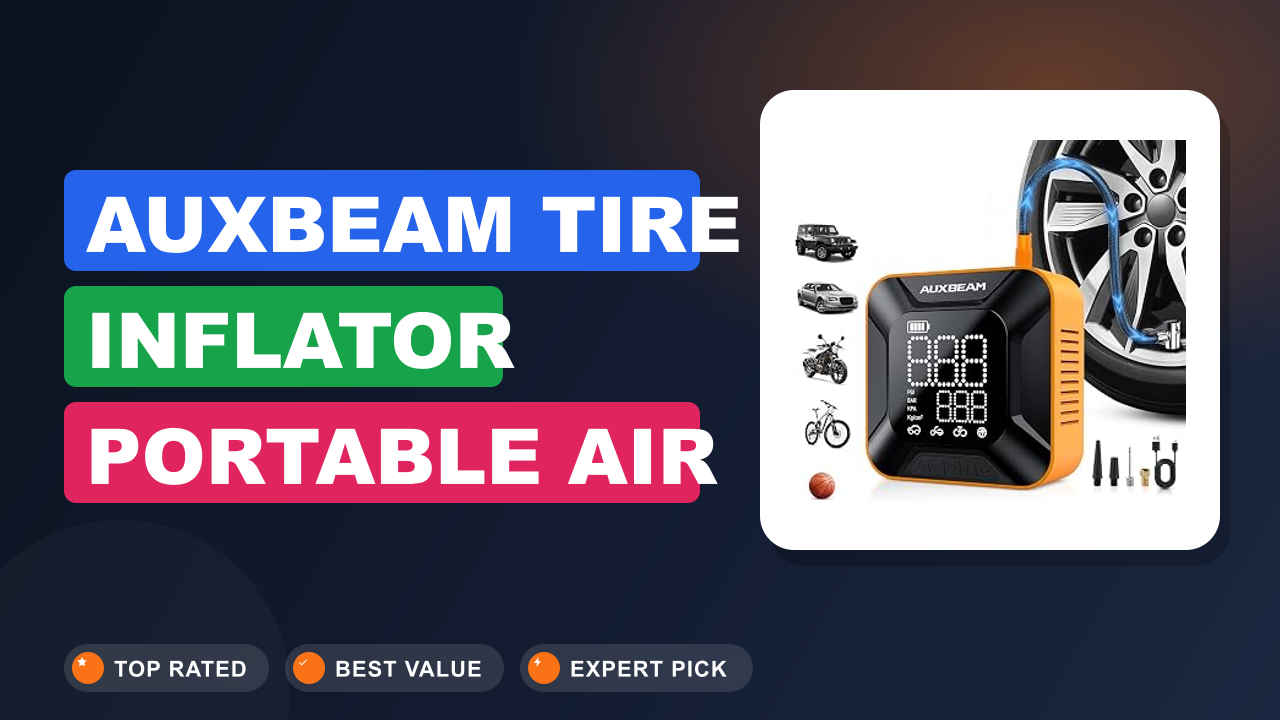 Auxbeam Tire Inflator Portable Air Compressor Review