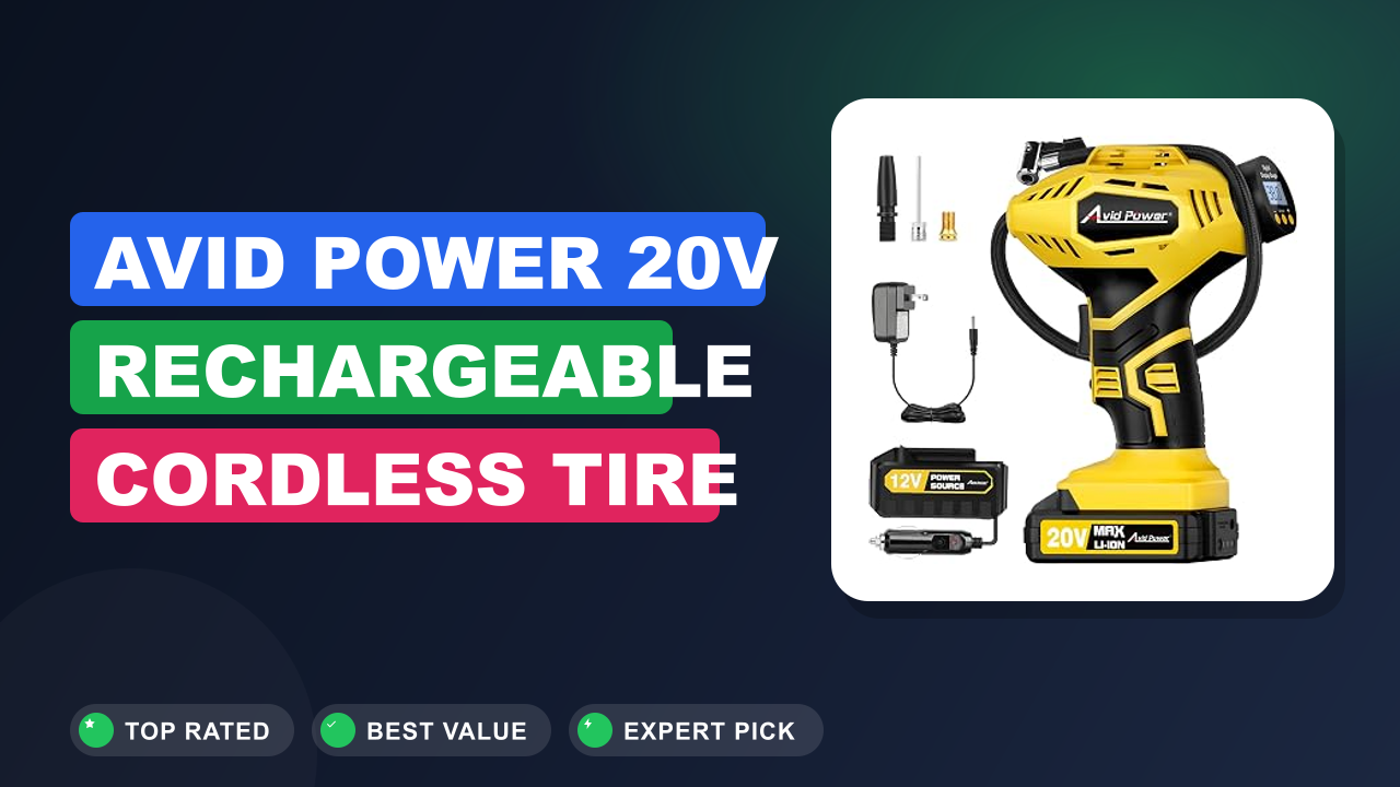 AVID POWER 20V Rechargeable Cordless Tire Review