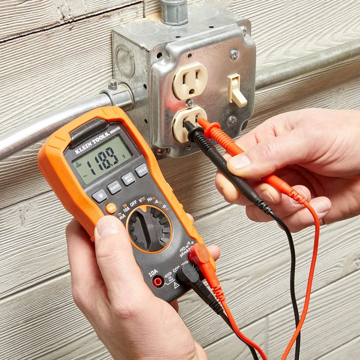 AVR voltage testing multimeter