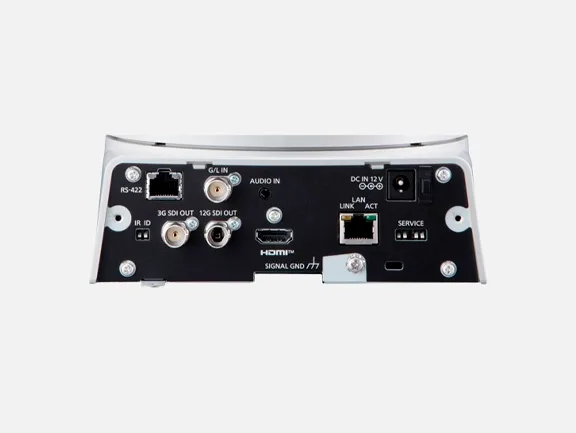 AW-UE100 back panel connectors