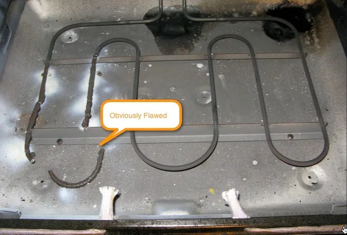 bake element failure