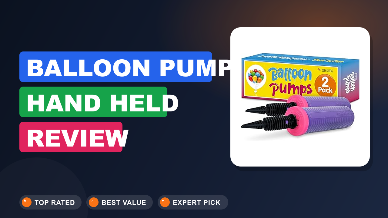 Balloon Pump Hand Held Review