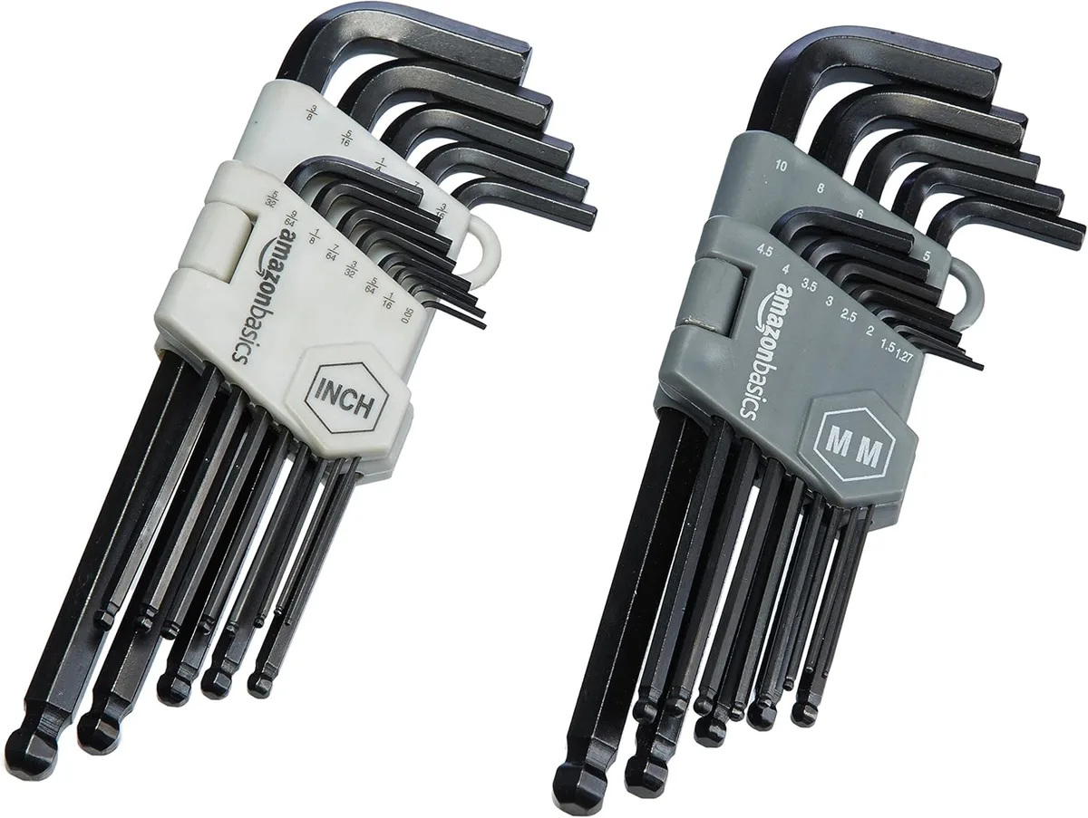 basin wrench adjustable wrench hex key set