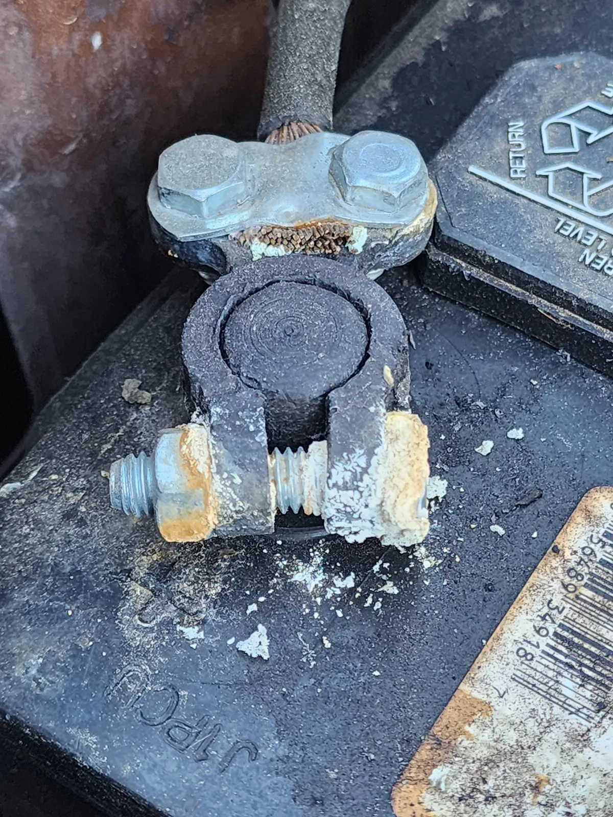 battery terminal corrosion