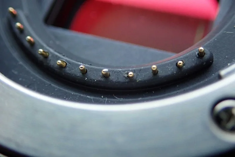 bent contact pin