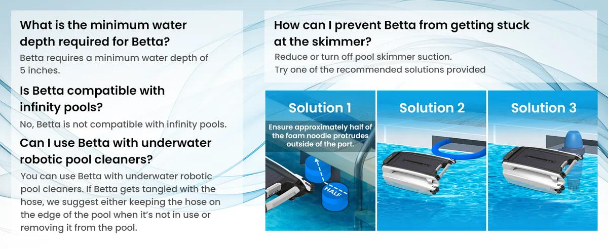 Betta impeller jammed debris