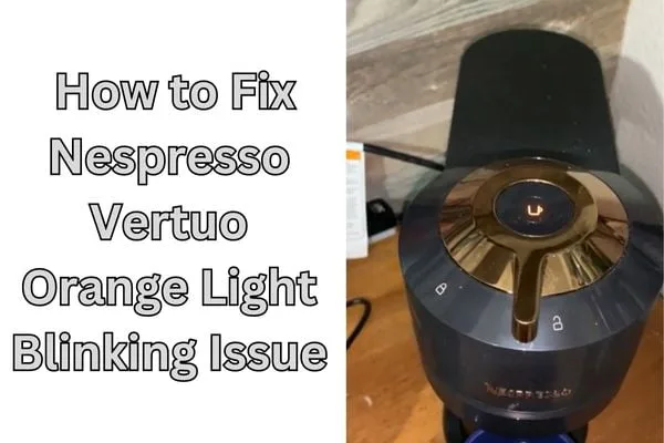 Blinking orange light
