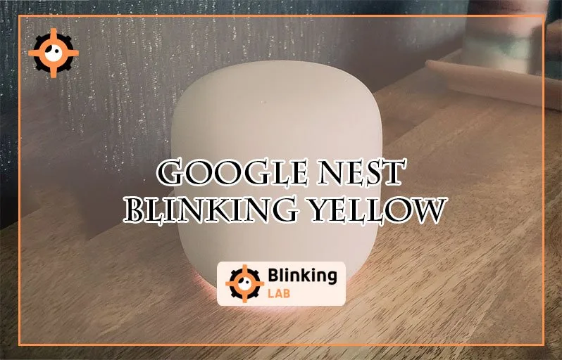 blinking solid yellow light
