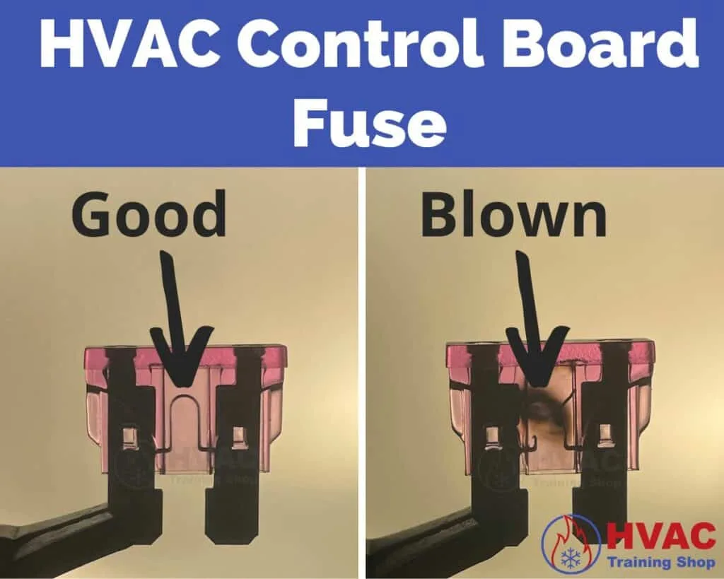 blown low-voltage fuse