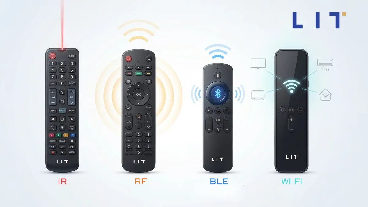 Bluetooth and RF remote pairing diagram