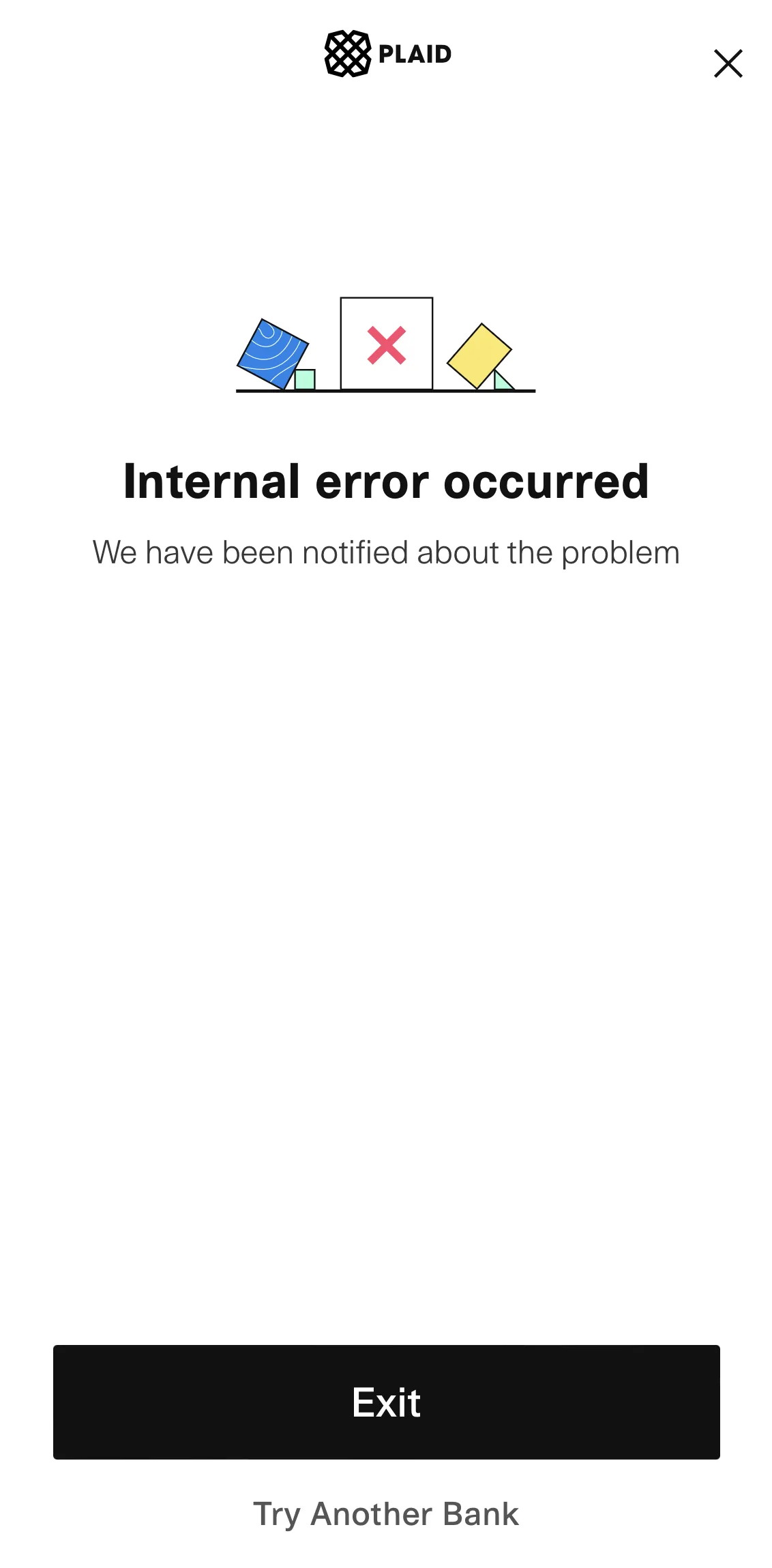 BMO Harris Plaid error